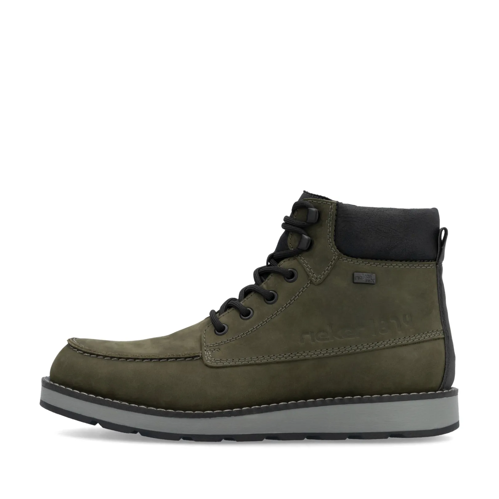 Rieker Boots<Herren Schnürstiefel schilf Grün