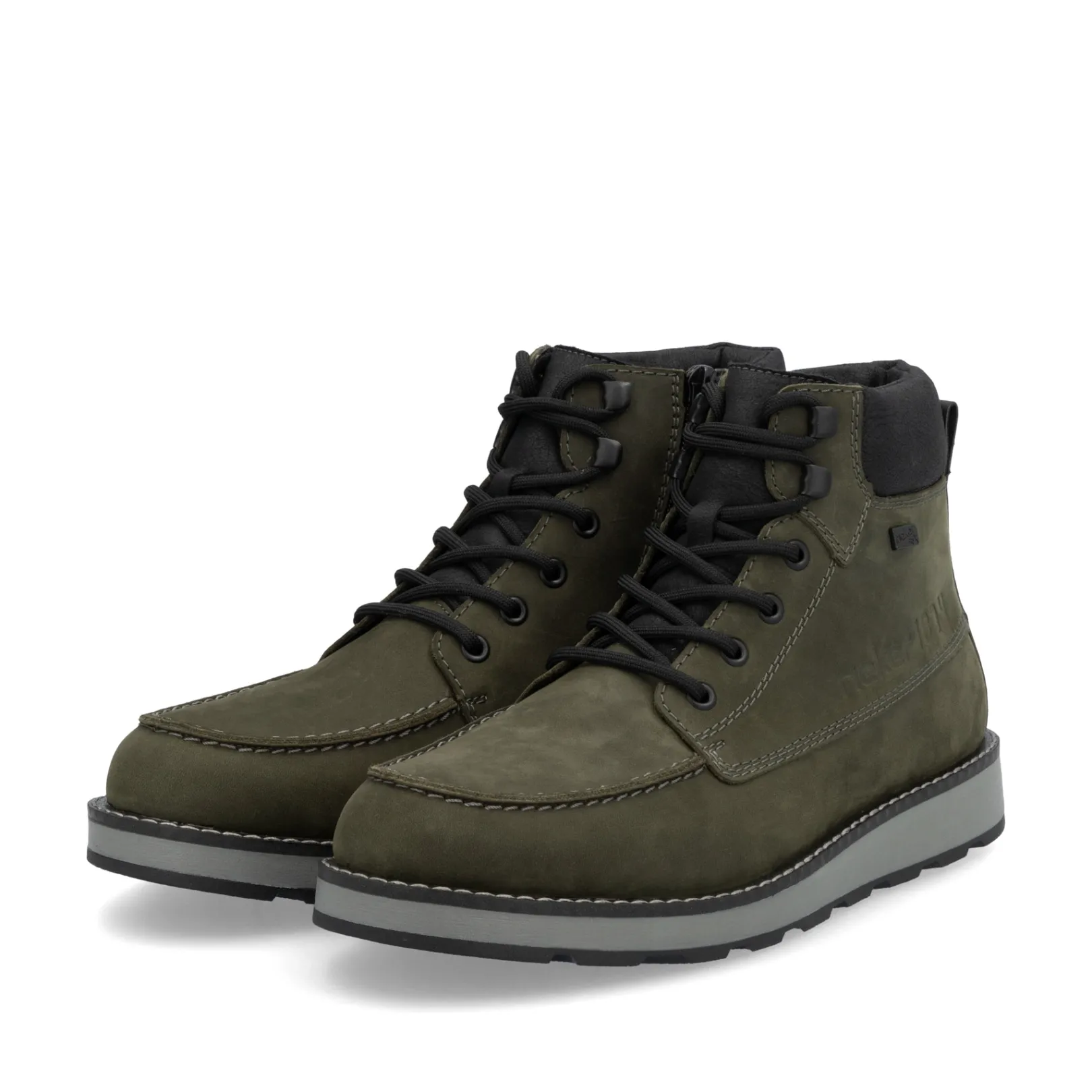 Rieker Boots<Herren Schnürstiefel schilf Grün