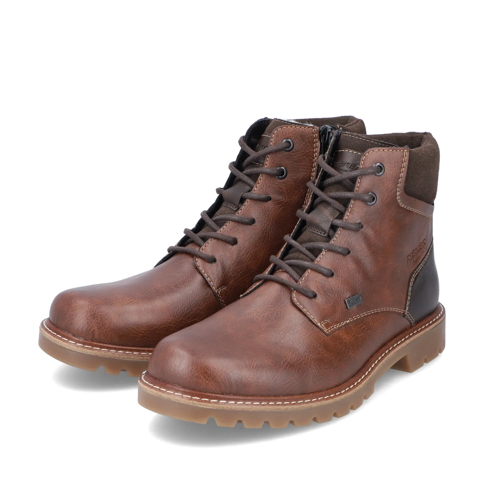 Rieker Boots<Herren Schnürstiefel schoko Braun