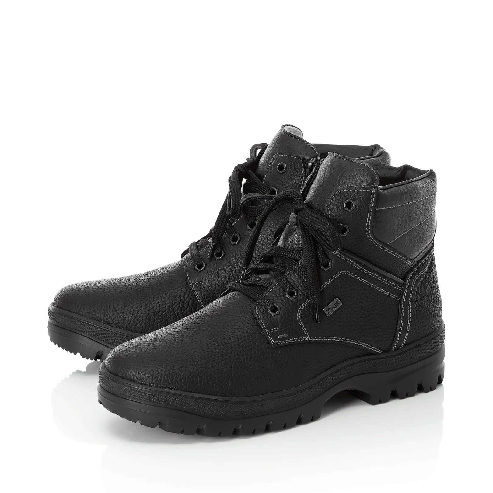 Rieker Boots<Herren Schnürstiefel tief Schwarz