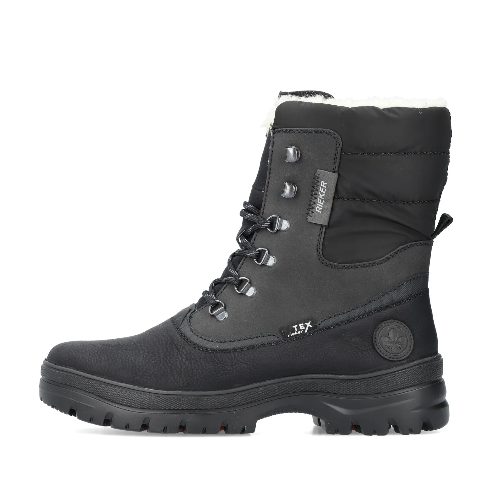 Rieker Boots<Herren Schnürstiefel urban Schwarz