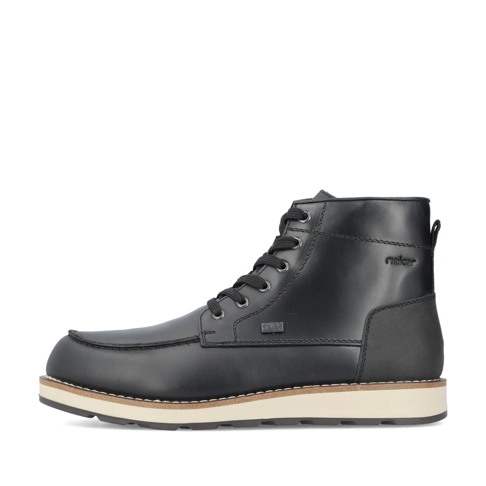 Rieker Boots<Herren Schnürstiefel urban Schwarz