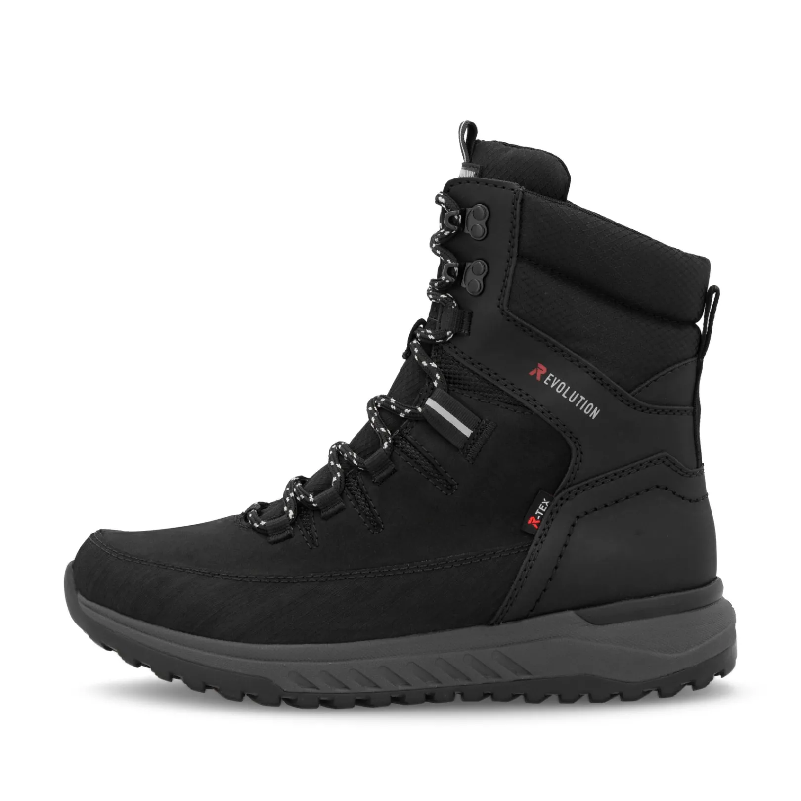 Rieker Boots<Herren Schnürstiefel urban Schwarz