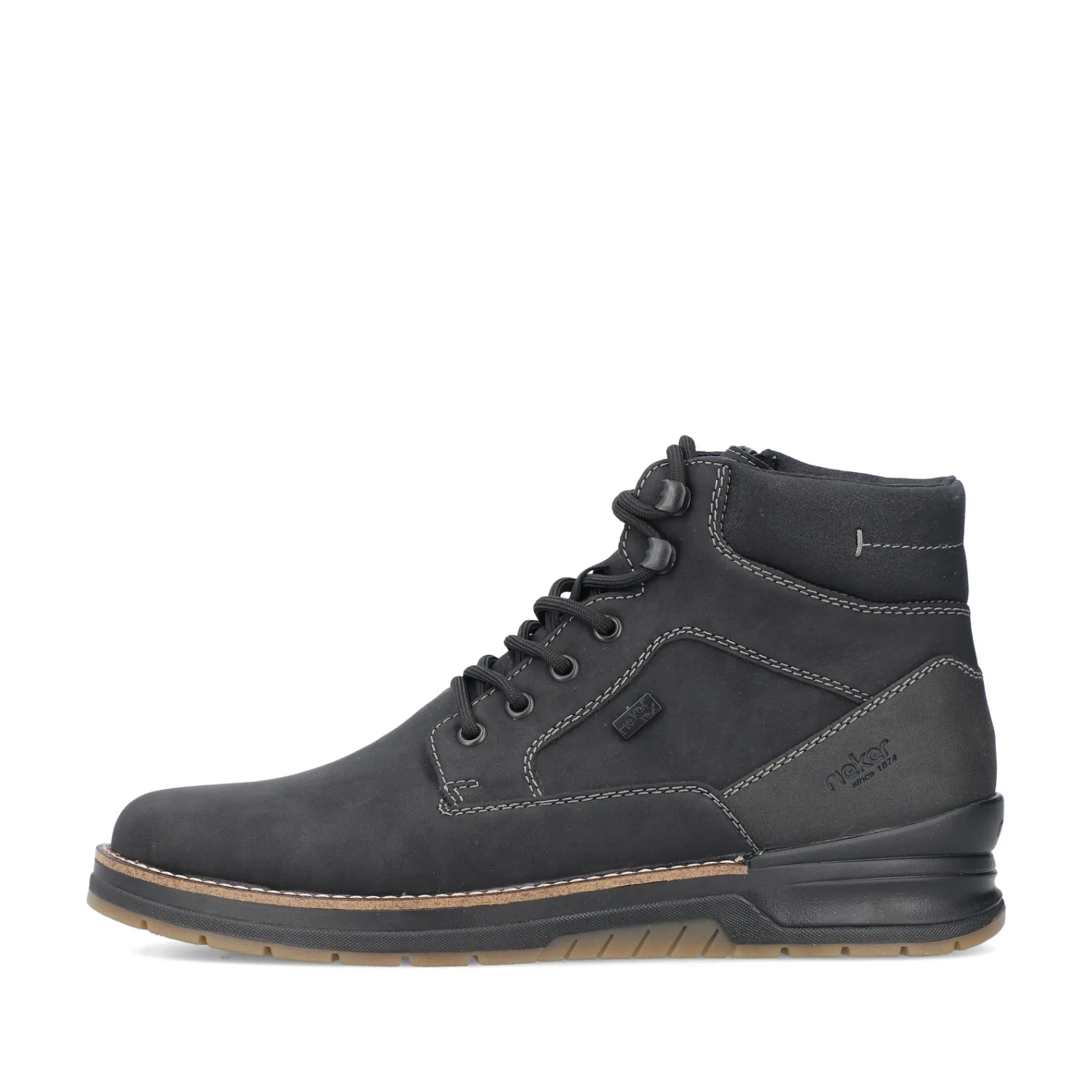 Rieker Boots<Herren Schnürstiefel urban Schwarz