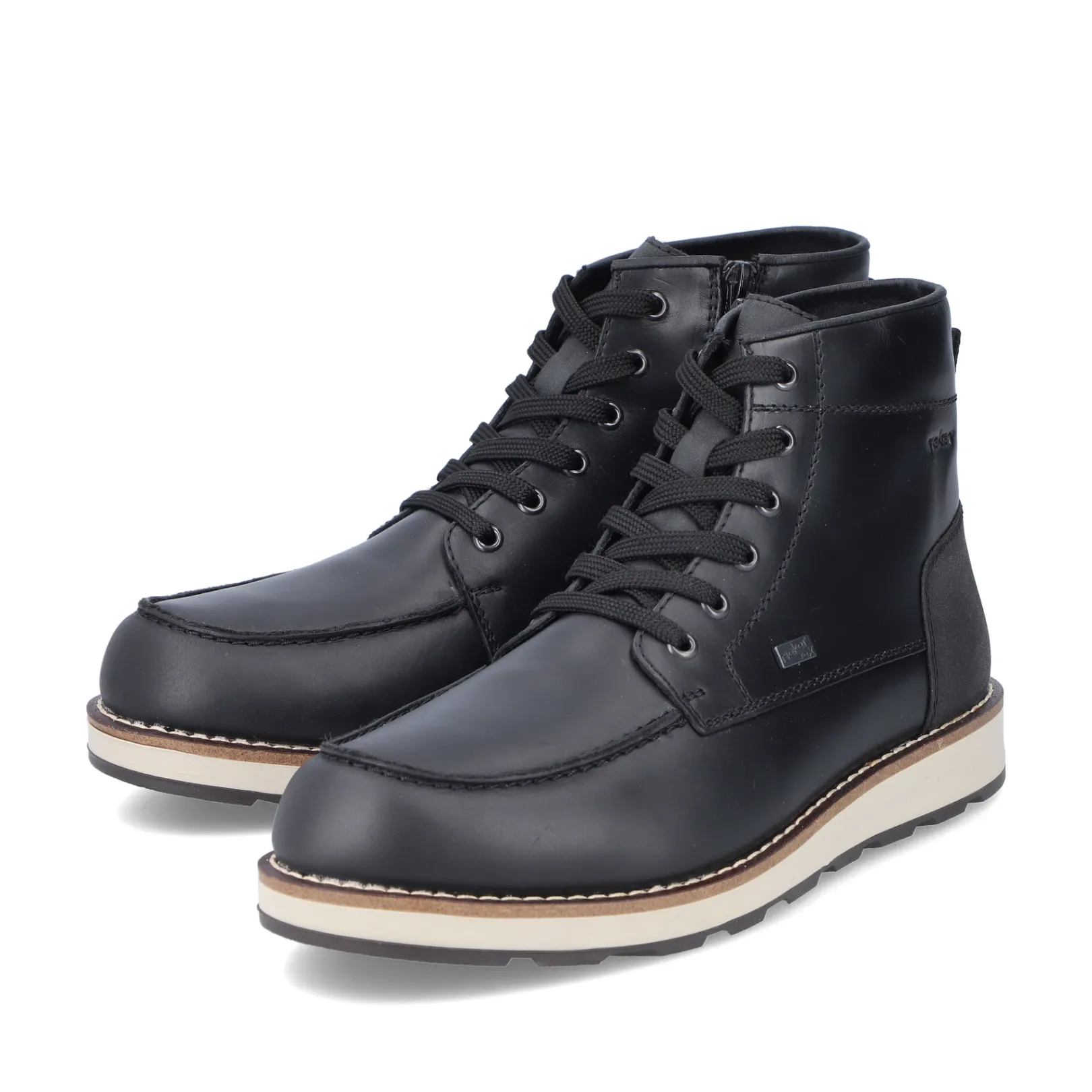 Rieker Boots<Herren Schnürstiefel urban Schwarz