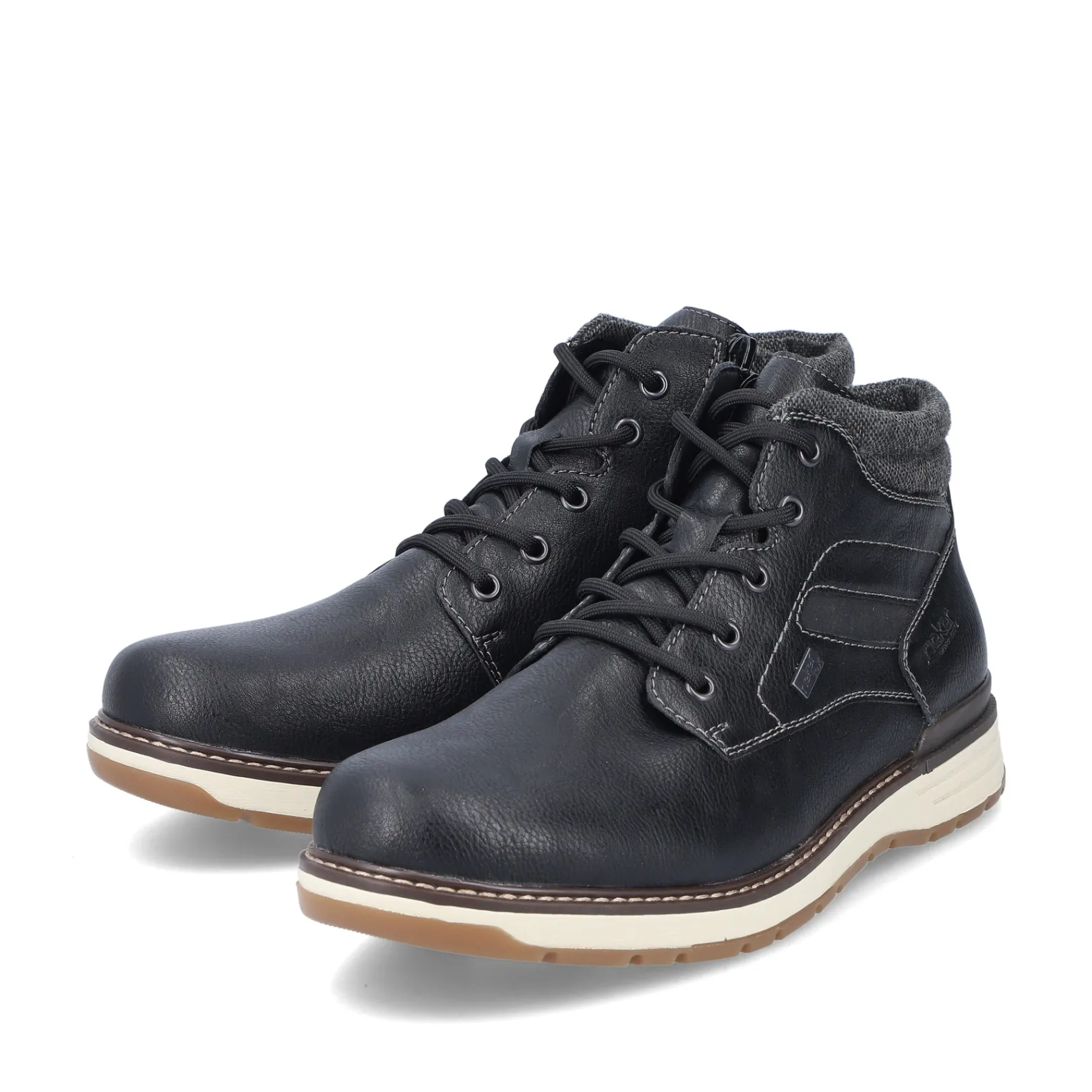 Rieker Boots<Herren Schnürstiefel urban Schwarz