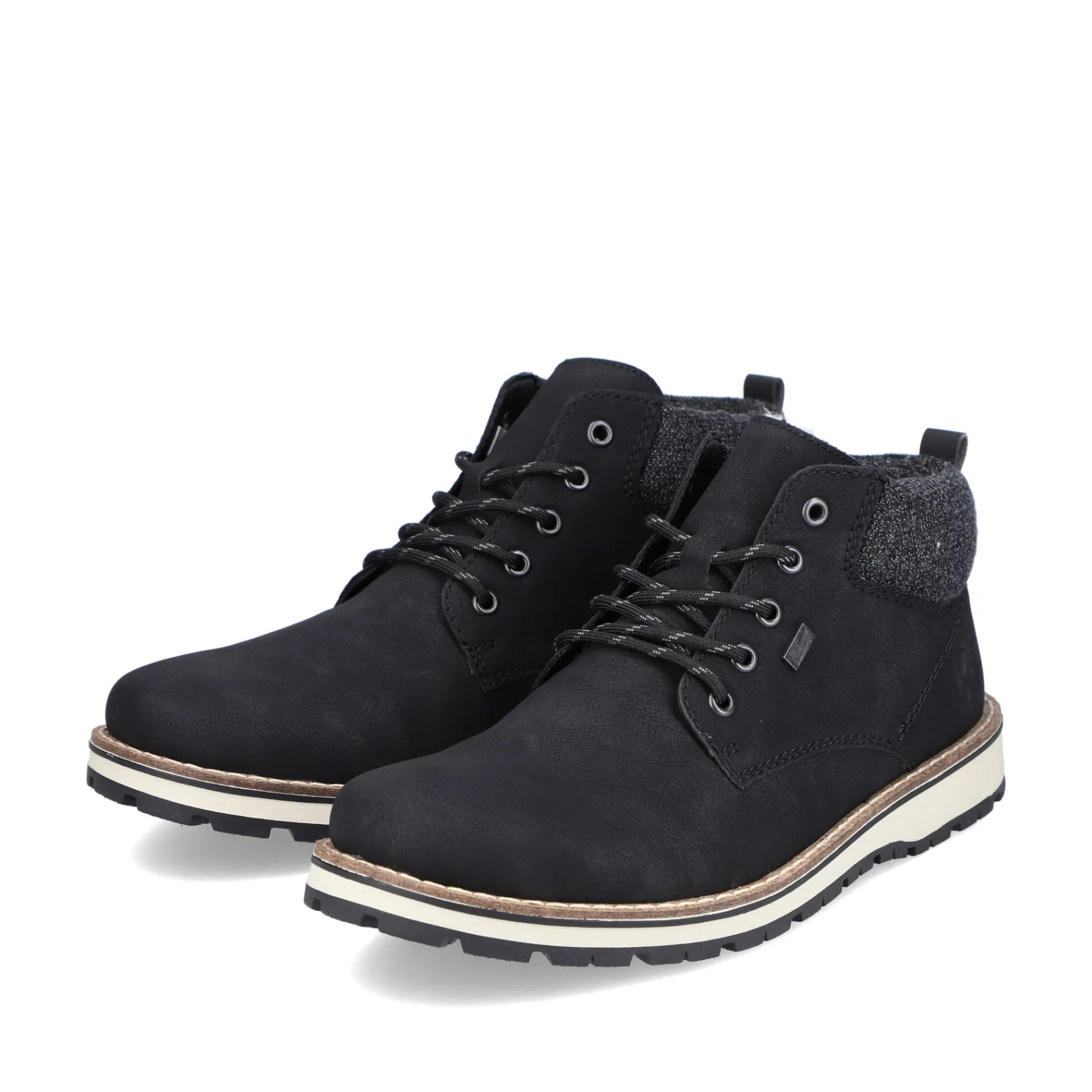 Rieker Boots<Herren Schnürstiefel urban Schwarz