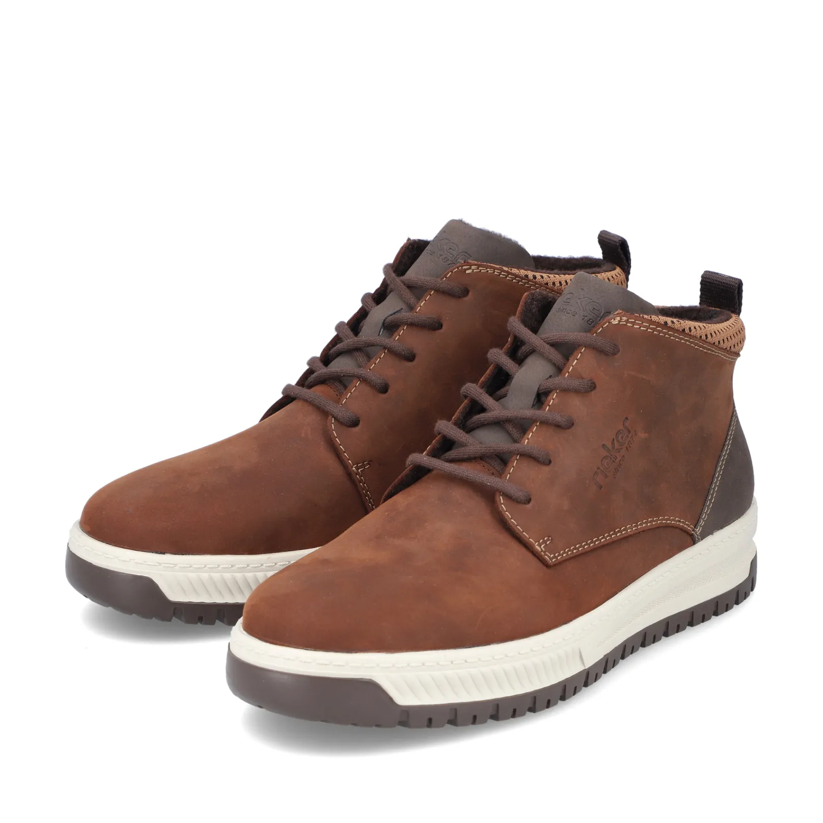 Rieker Boots<Herren Schnürstiefel zimt Braun