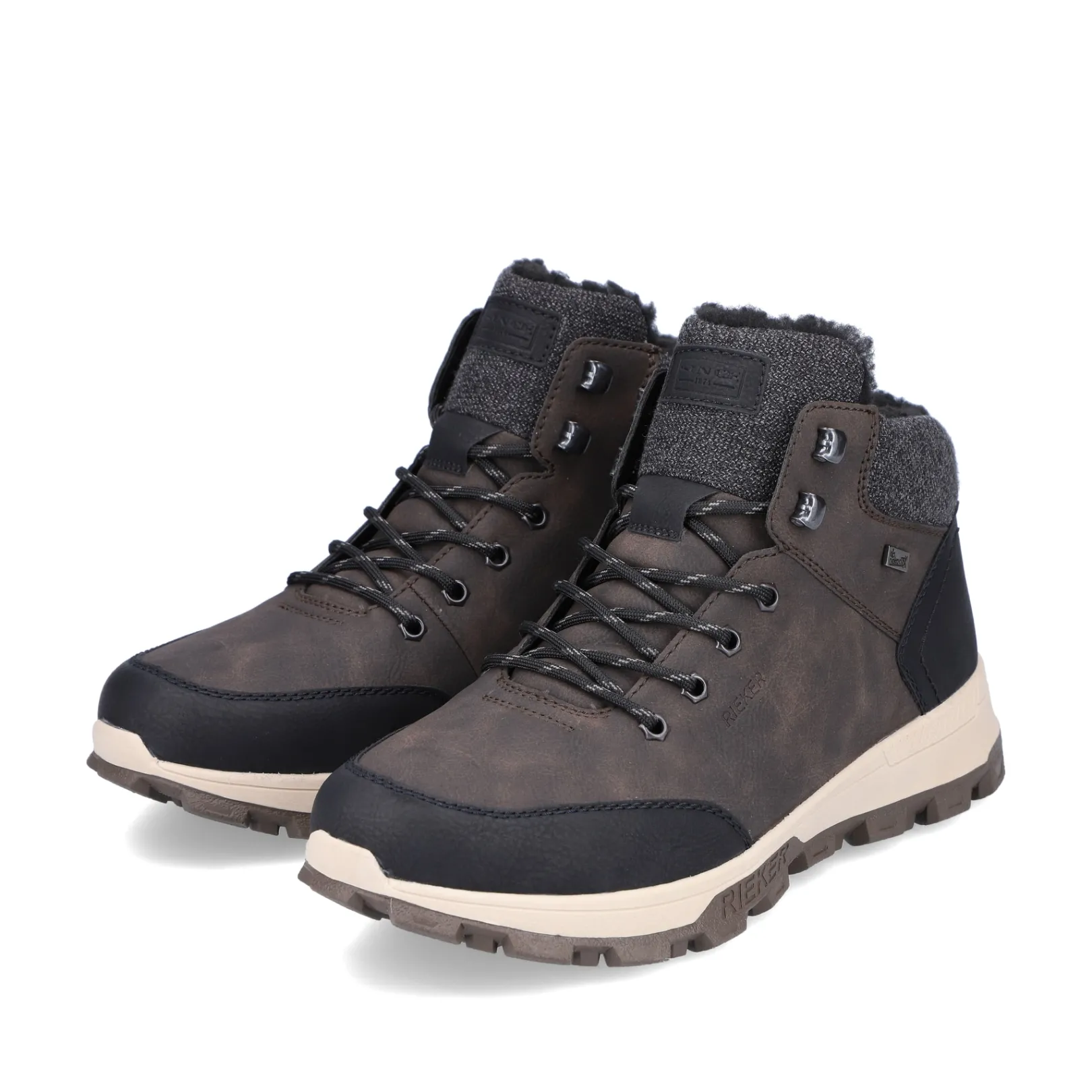 Rieker Boots<Herren Schnürstiefel zimt Braun