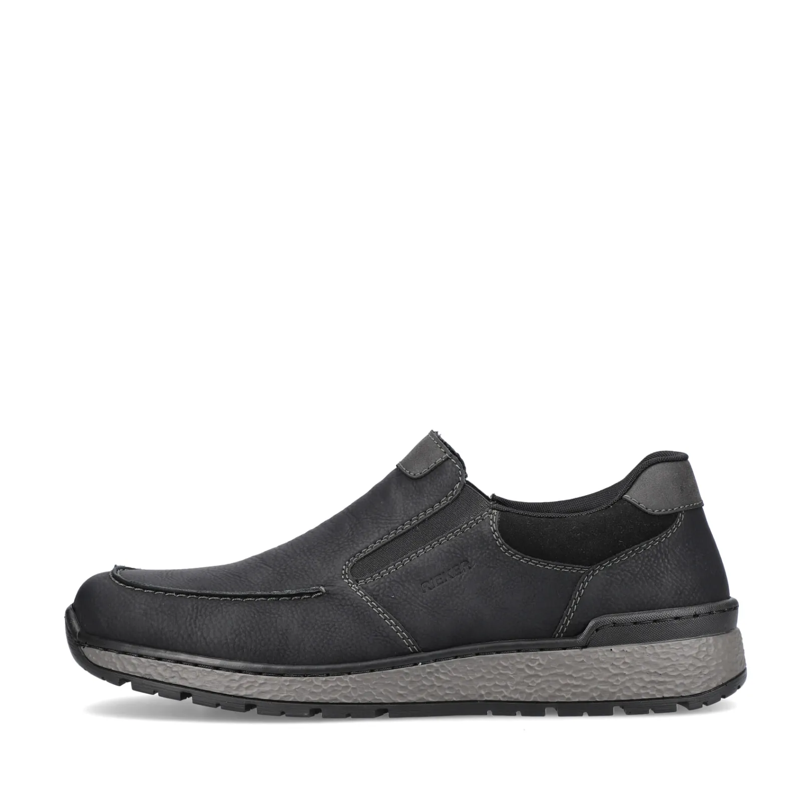 Rieker Halbschuhe & Slipper<Herren Slipper asphalt Schwarz