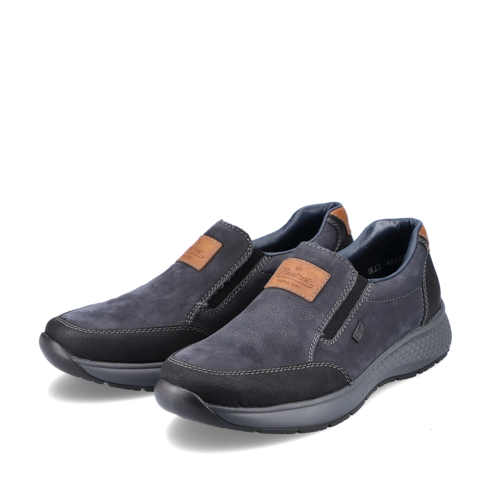 Rieker Halbschuhe & Slipper<Herren Slipper asphaltschwarz Blau