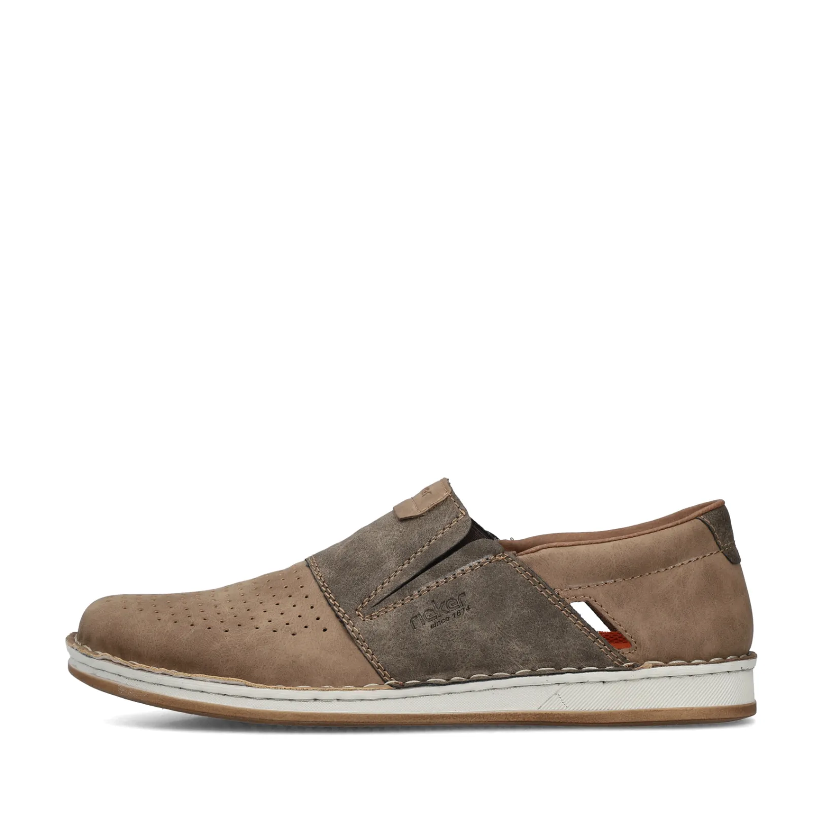 Rieker Halbschuhe & Slipper<Herren Slipper hell-steingrau Beige