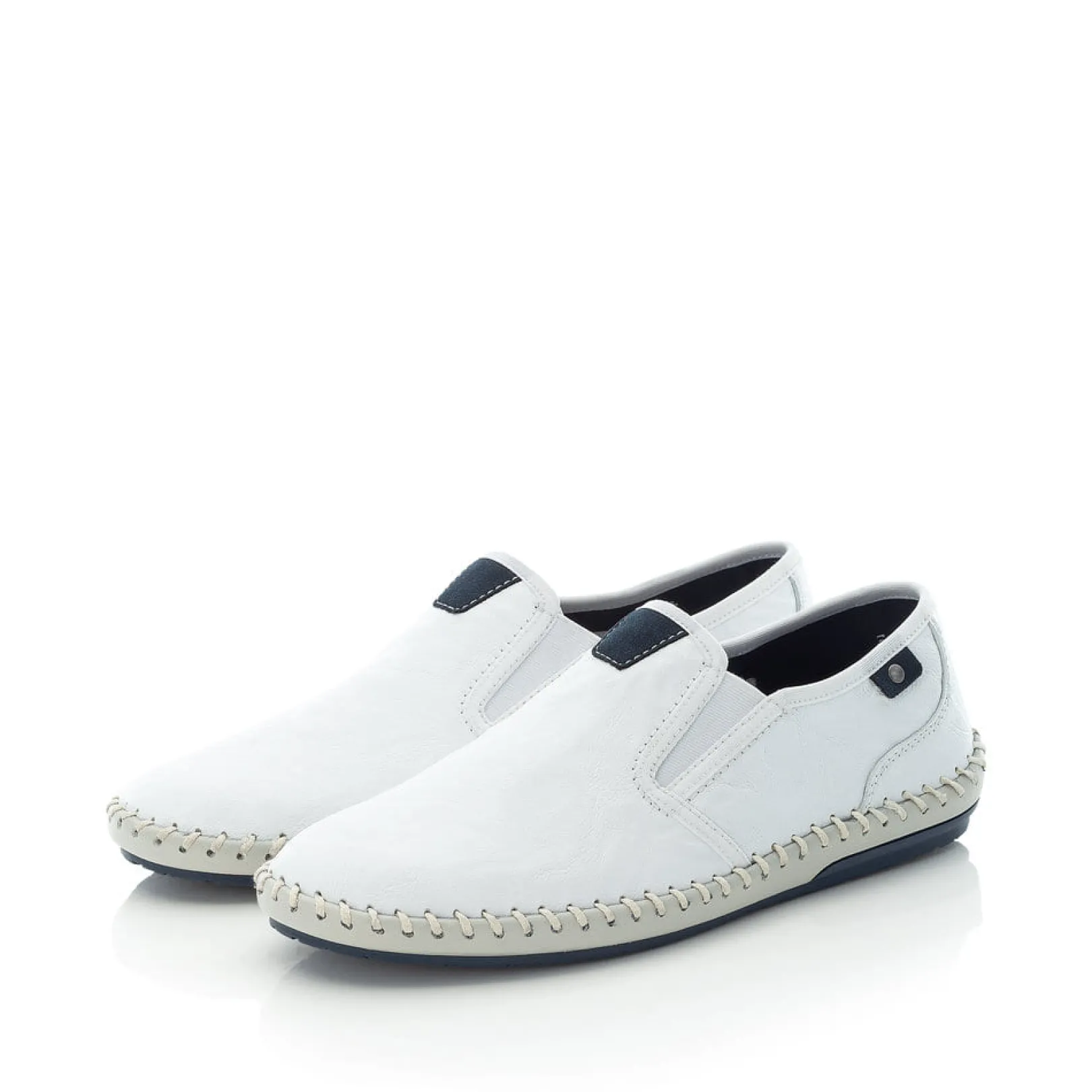 Rieker Halbschuhe & Slipper<Herren Slipper perlweiß Weiss