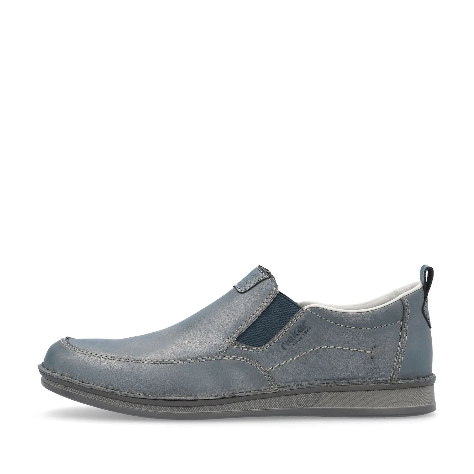 Rieker Halbschuhe & Slipper<Herren Slipper schiefer Blau