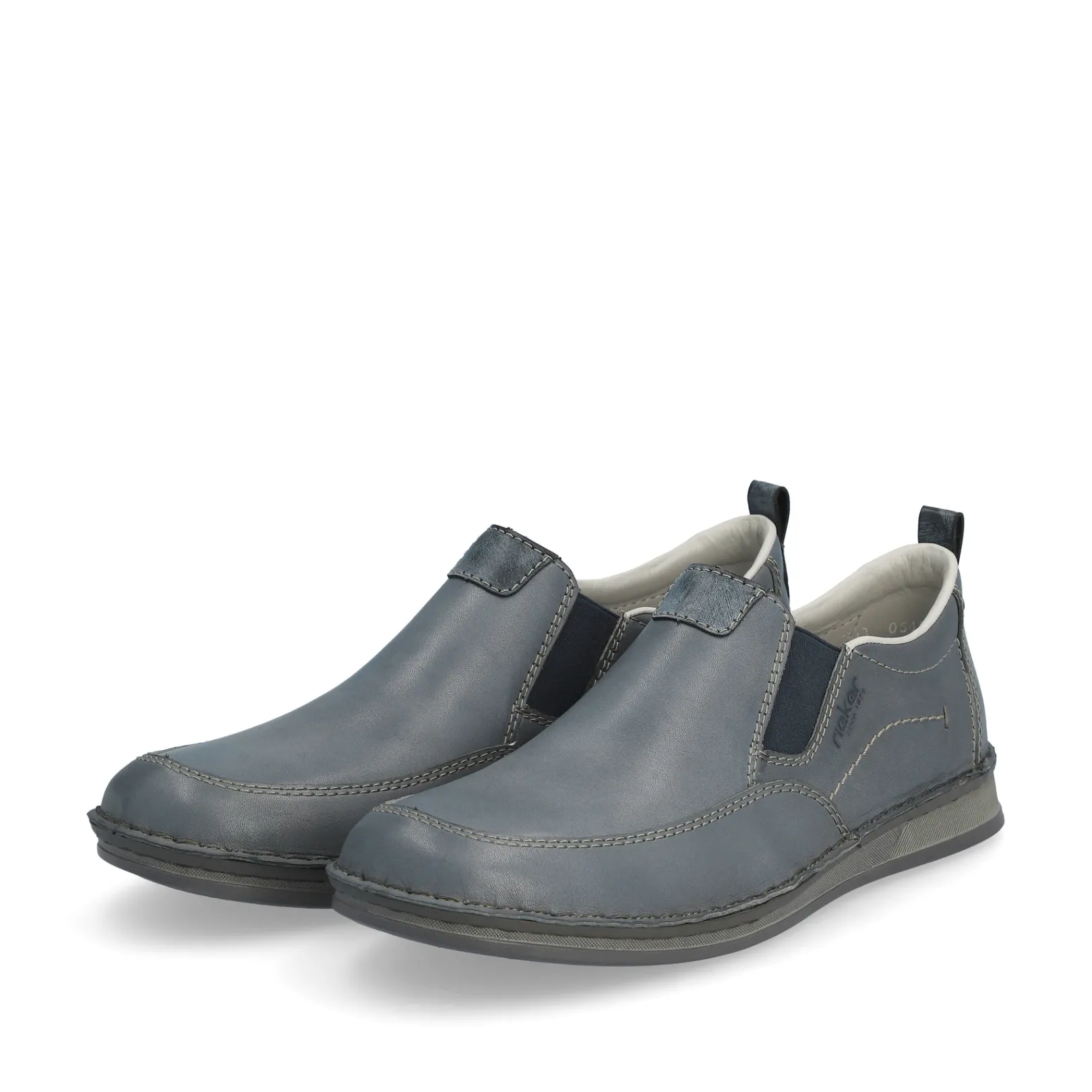 Rieker Halbschuhe & Slipper<Herren Slipper schiefer Blau