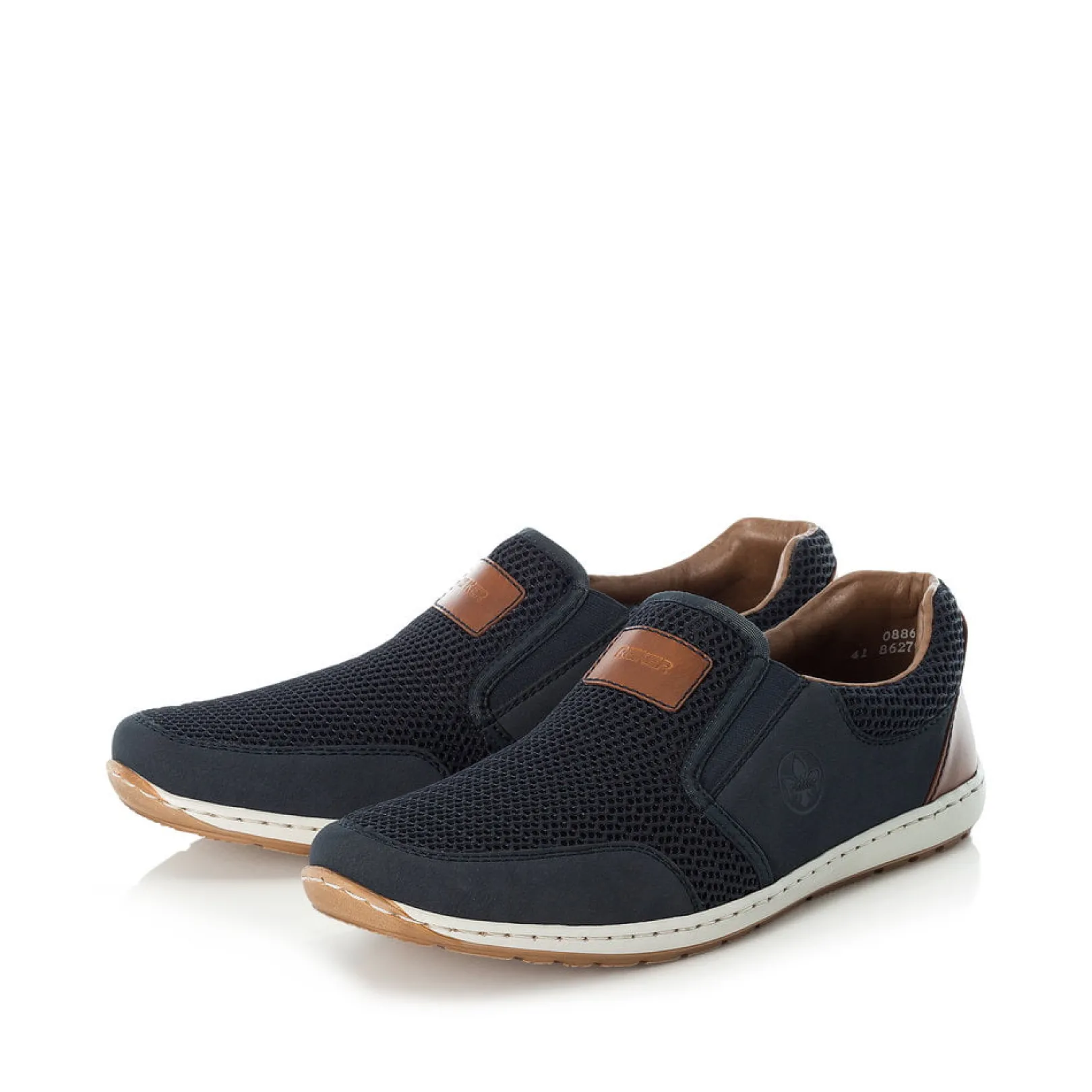 Rieker Halbschuhe & Slipper<Herren Slipper schiefer Blau