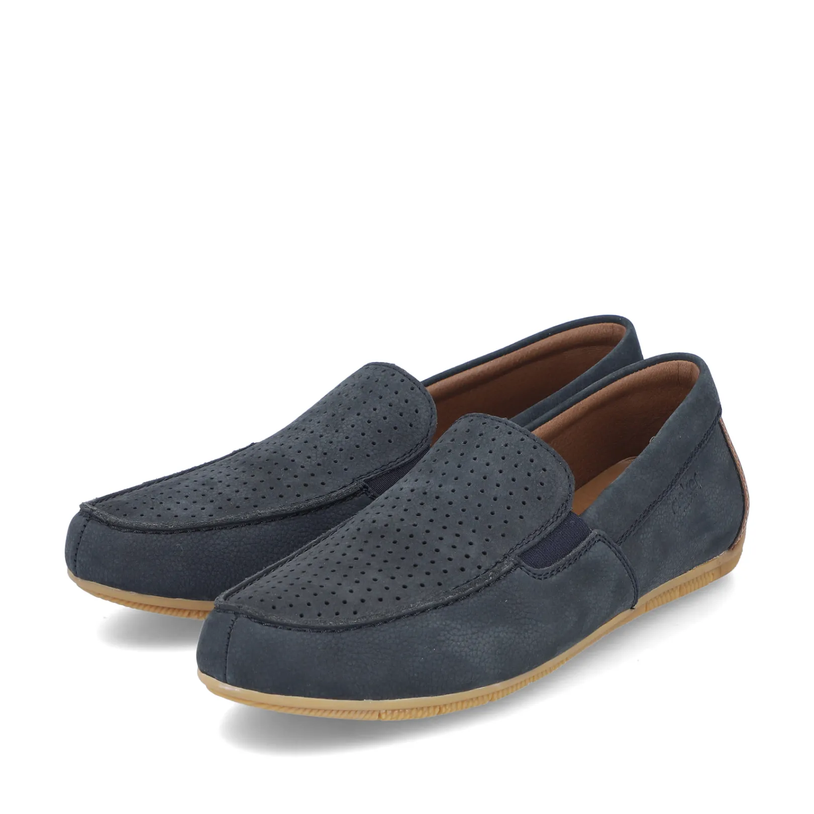 Rieker Halbschuhe & Slipper<Herren Slipper stahl Blau