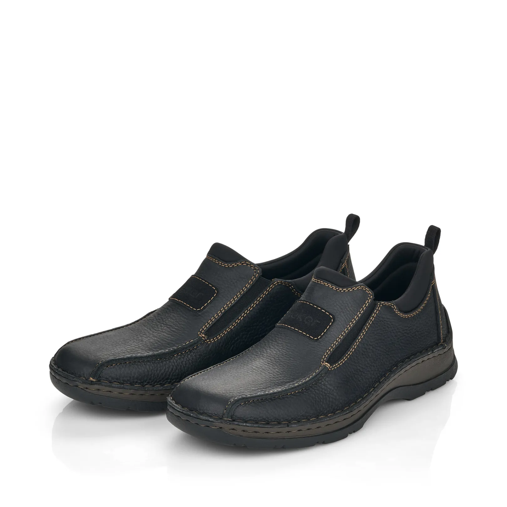 Rieker Halbschuhe & Slipper<Herren Slipper tief Schwarz