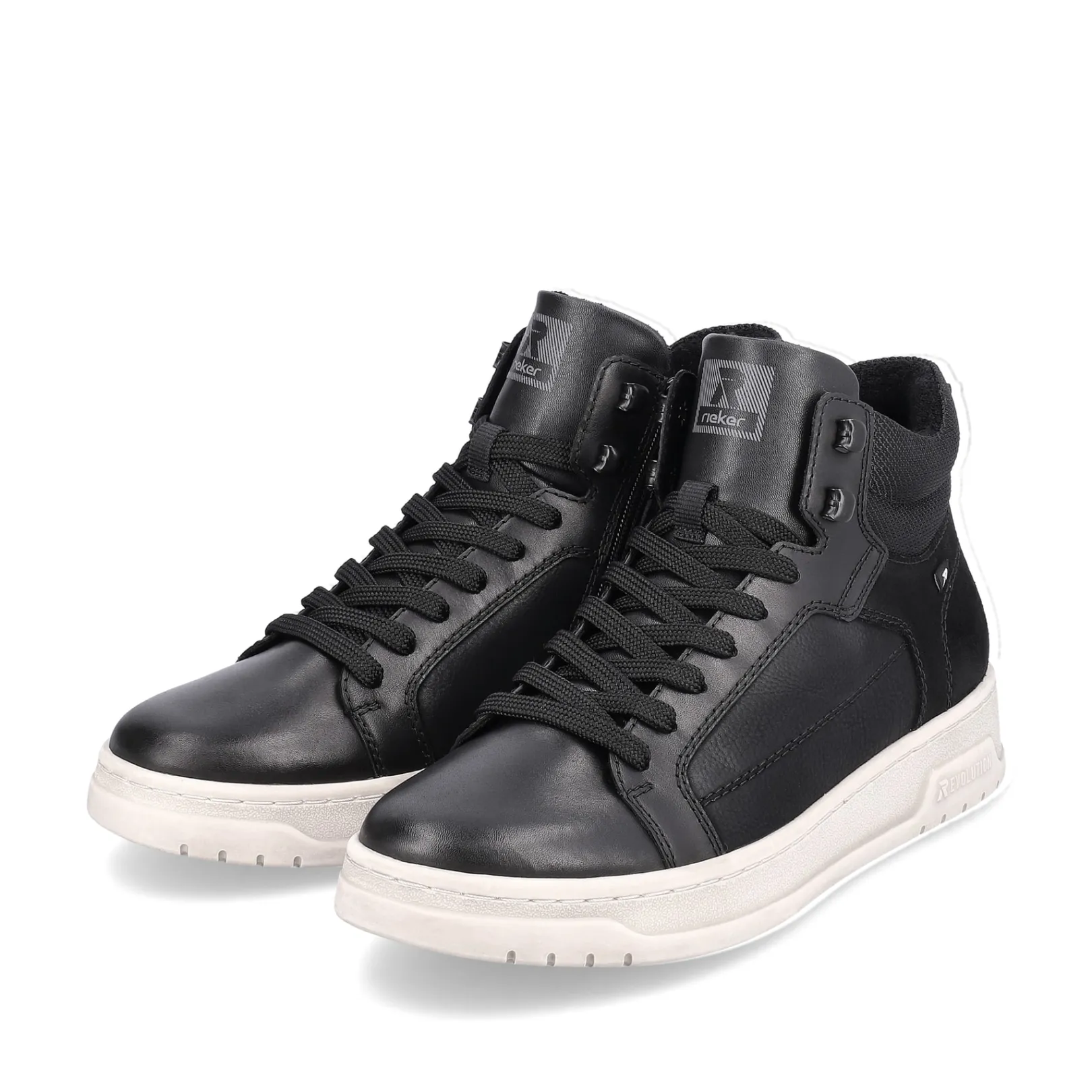 Rieker Sneaker<Herren Sneaker High steel black Schwarz