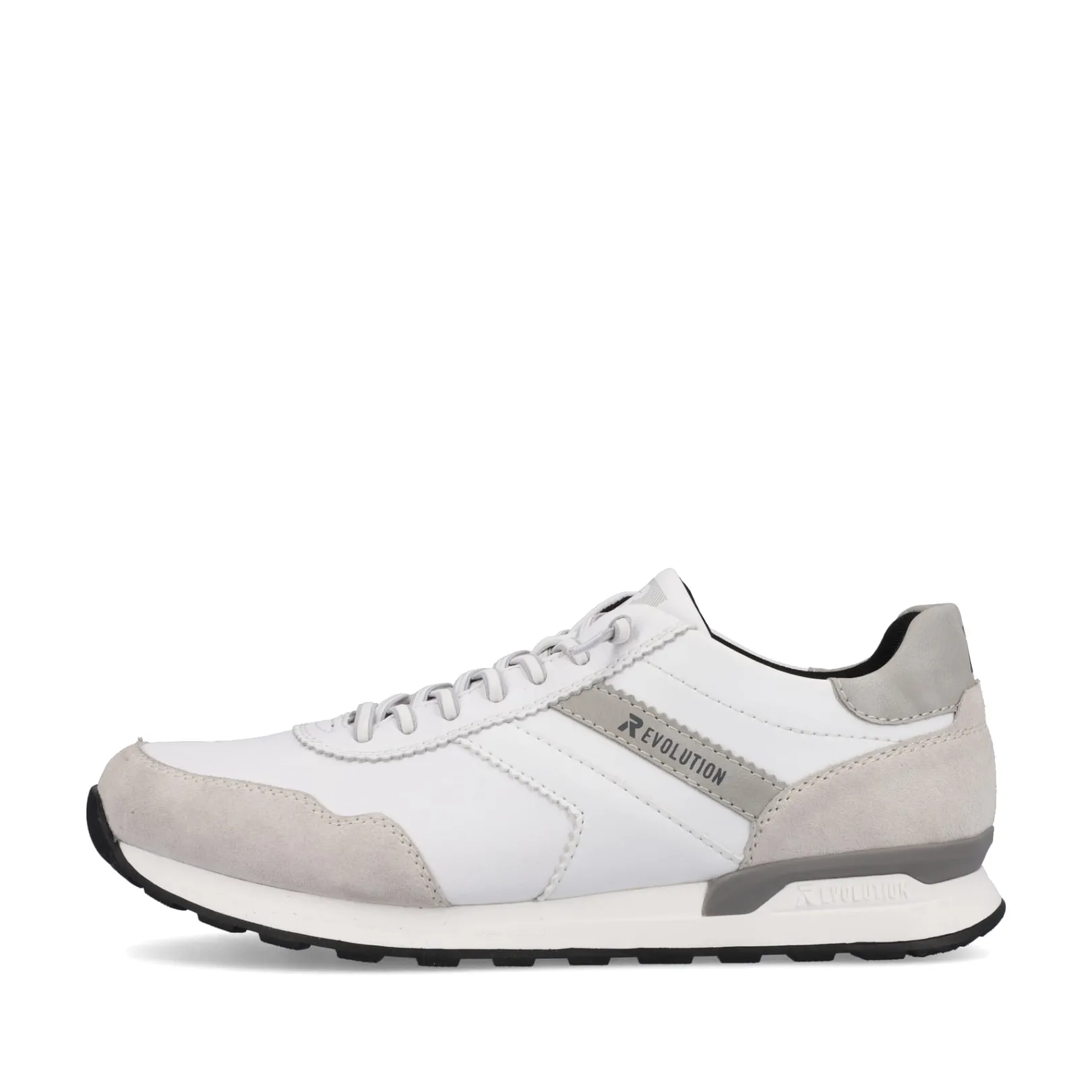 Rieker Sneaker<Herren Sneaker Low brilliant-white graphite-grey Weiss