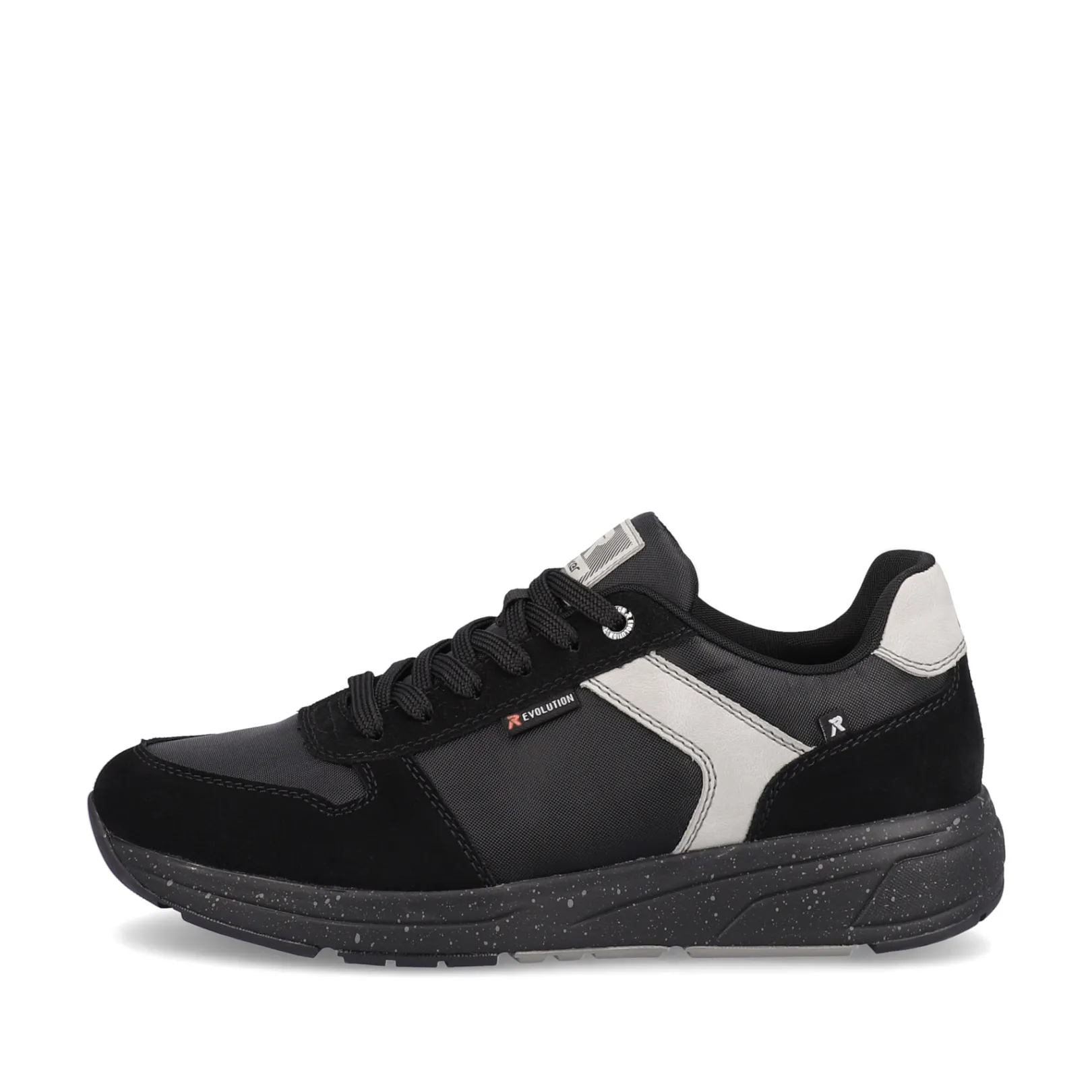 Rieker Sneaker<Herren Sneaker Low carbon-black silver-grey Schwarz