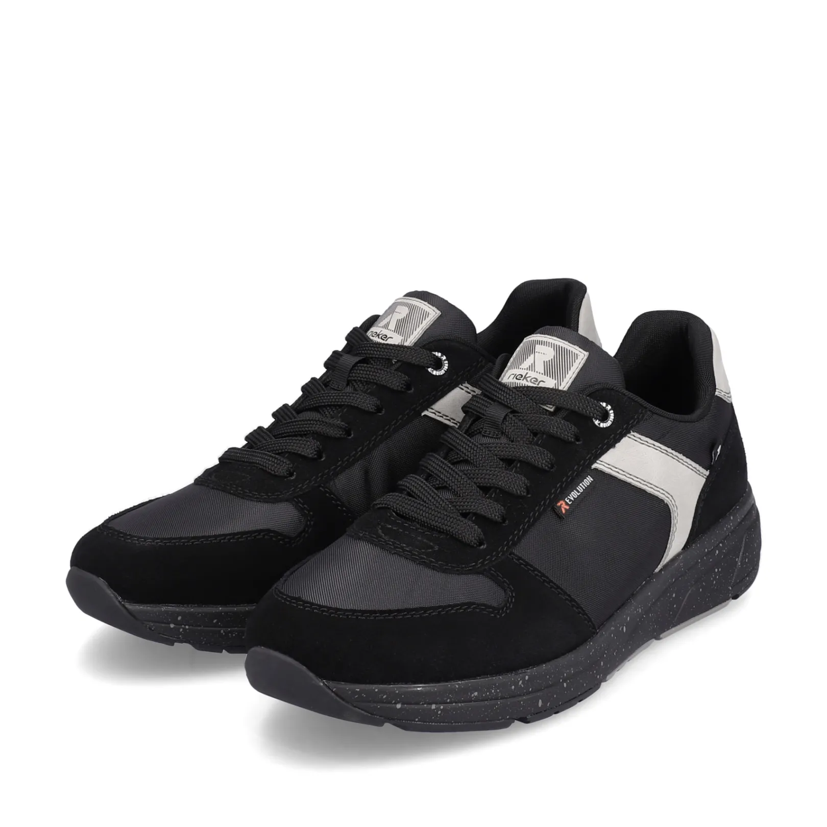 Rieker Sneaker<Herren Sneaker Low carbon-black silver-grey Schwarz