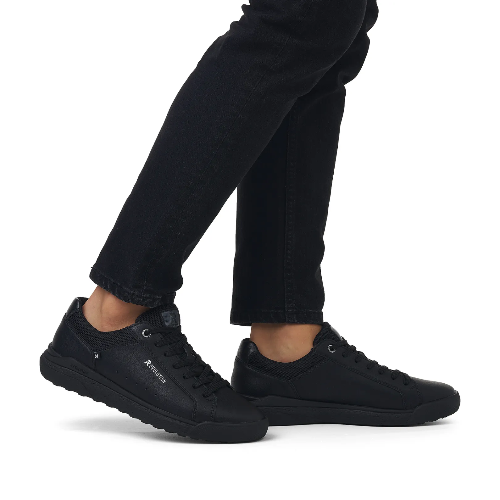 Rieker Sneaker<Herren Sneaker Low deepl black Schwarz