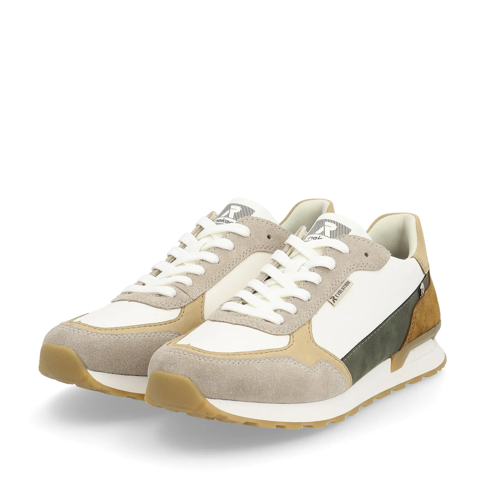 Rieker Sneaker<Herren Sneaker Low sand- swan-white Beige