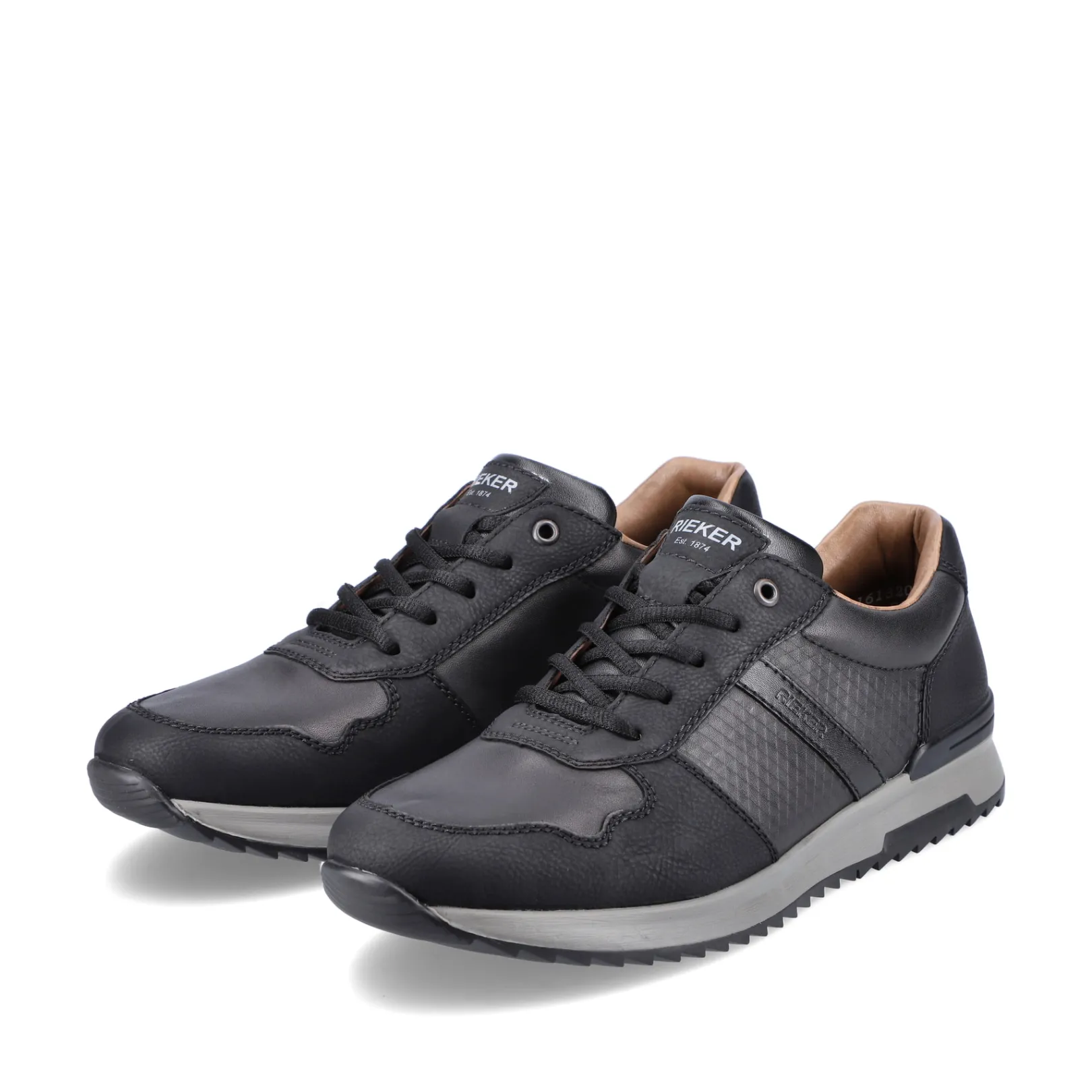 Rieker Sneaker<Herren Sneaker Low tief Schwarz