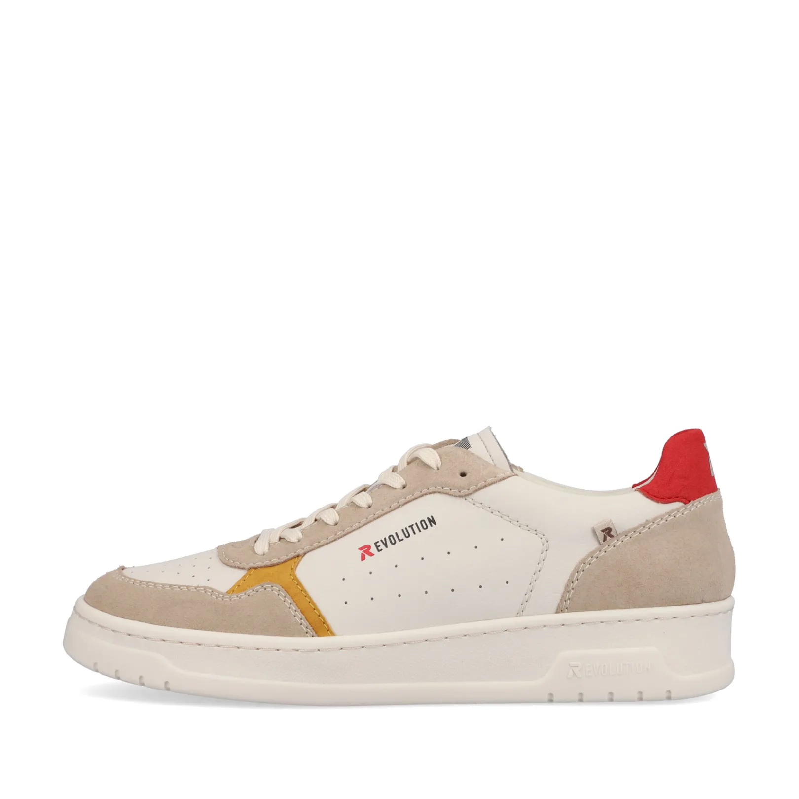 Rieker Sneaker<Herren Sneaker Low vanilla-white clay-beige Weiss