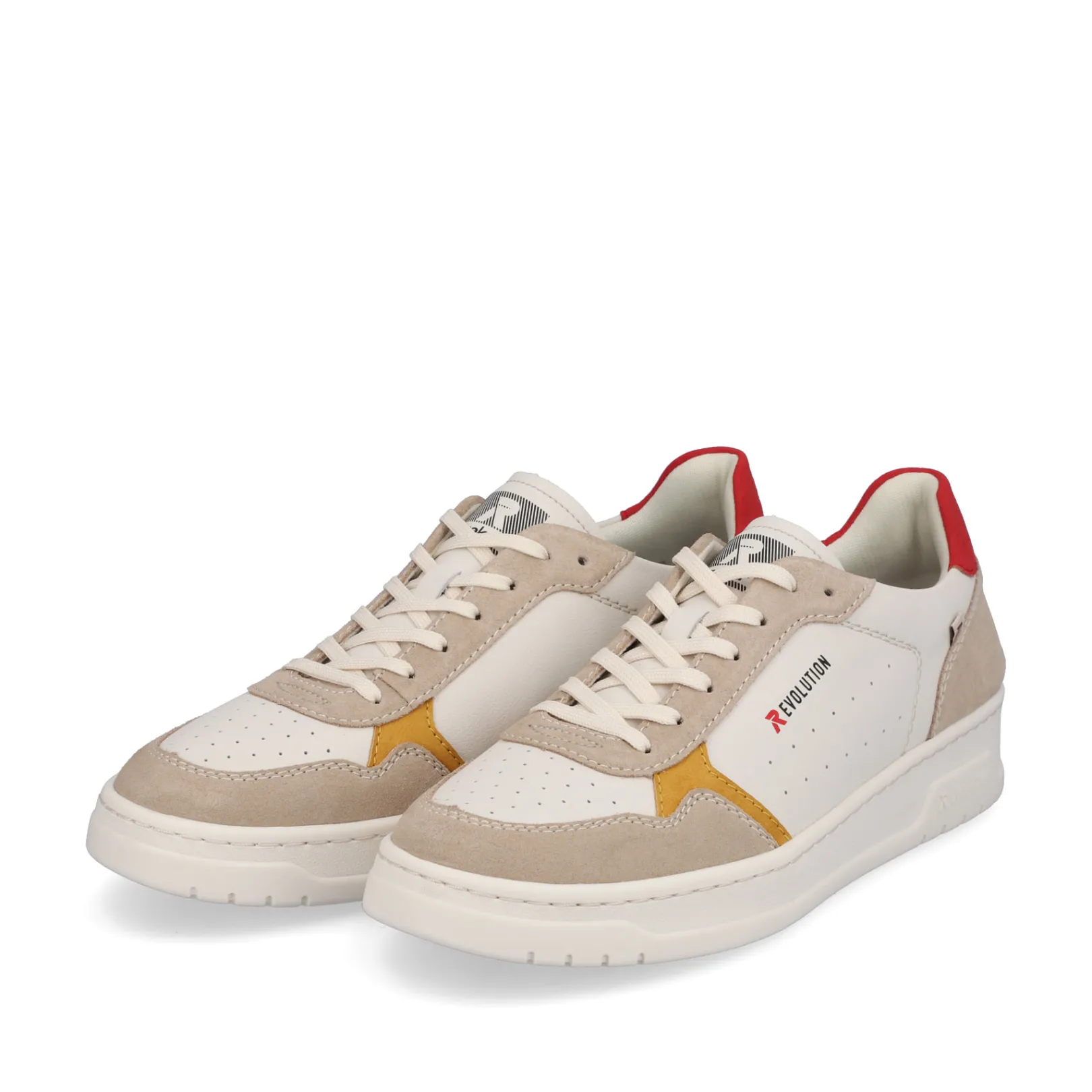 Rieker Sneaker<Herren Sneaker Low vanilla-white clay-beige Weiss