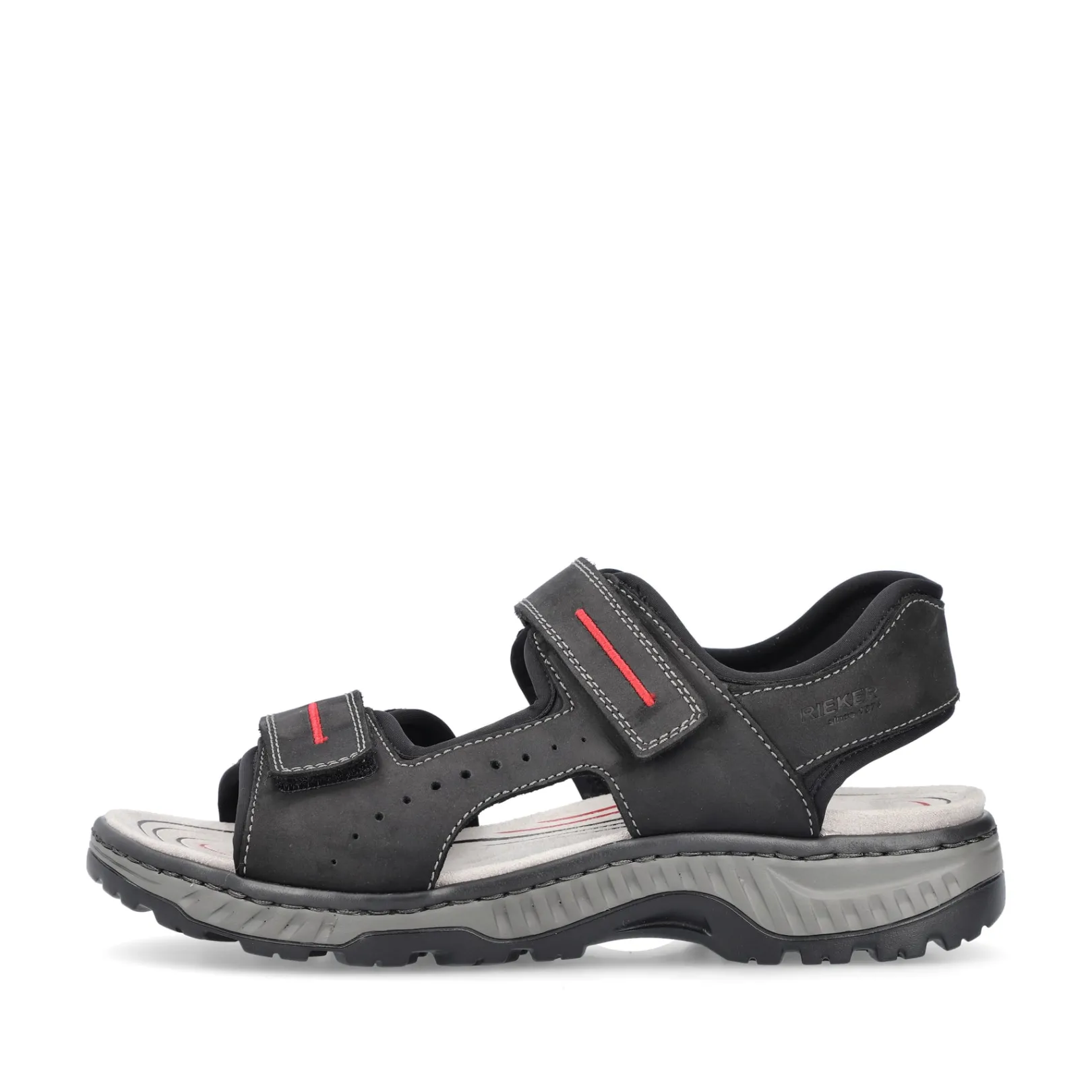 Rieker Sandalen<Herren Trekkingsandalen asphalt Schwarz