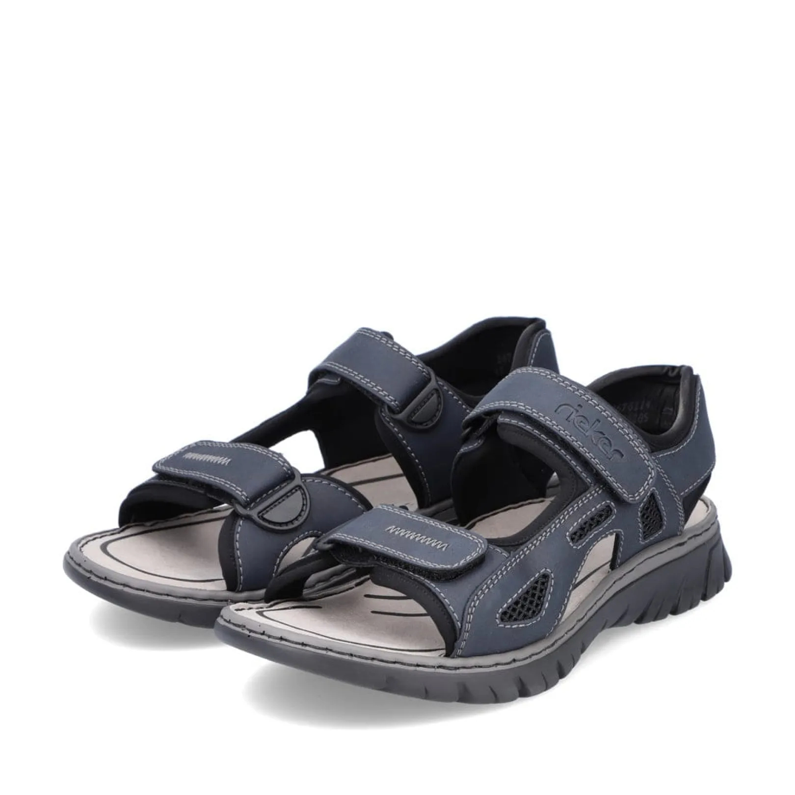 Rieker Sandalen<Herren Trekkingsandalen grau Blau