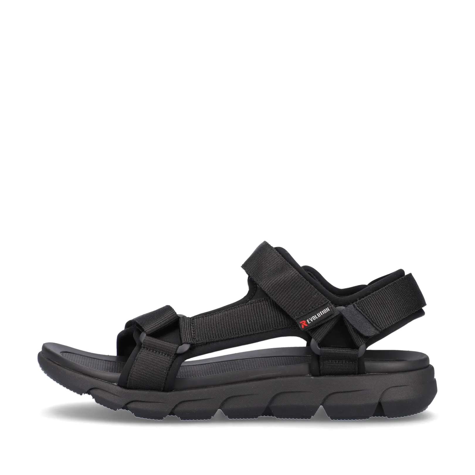 Rieker Sandalen<Herren Trekkingsandalen deep black Schwarz