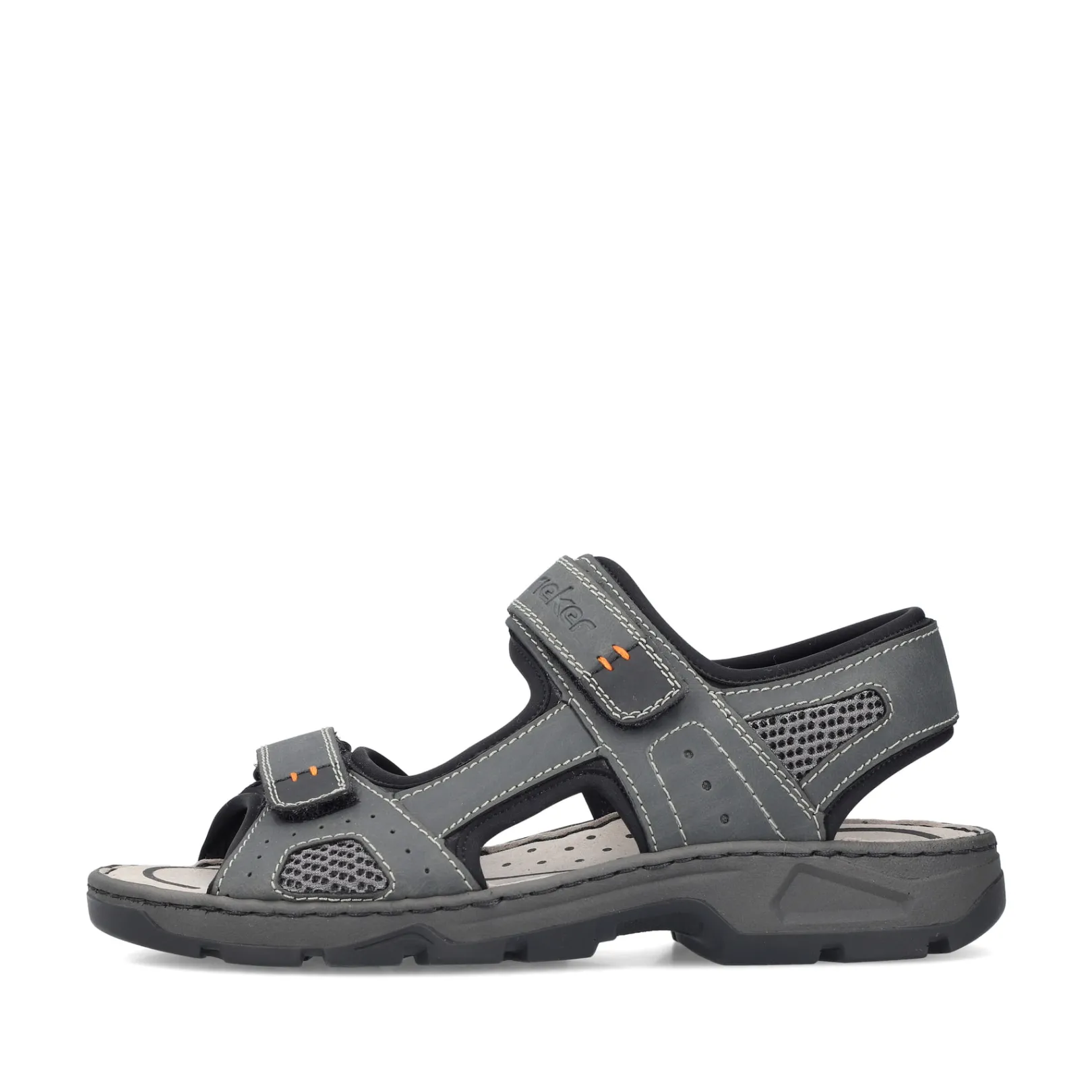 Rieker Sandalen<Herren Trekkingsandalen dunkel Grau