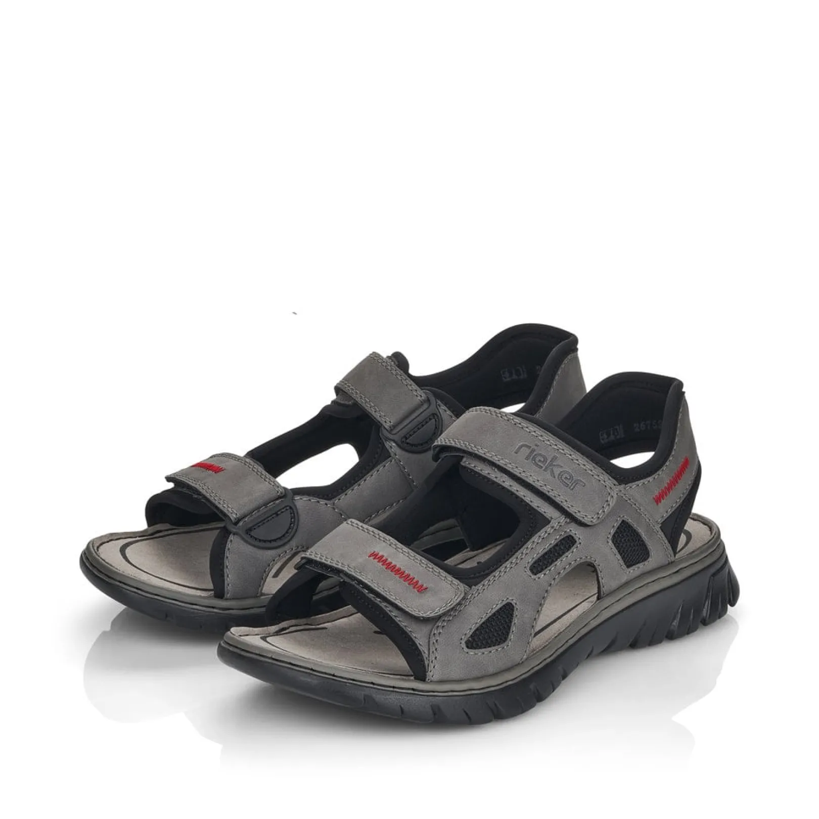 Rieker Sandalen<Herren Trekkingsandalen felsen Grau