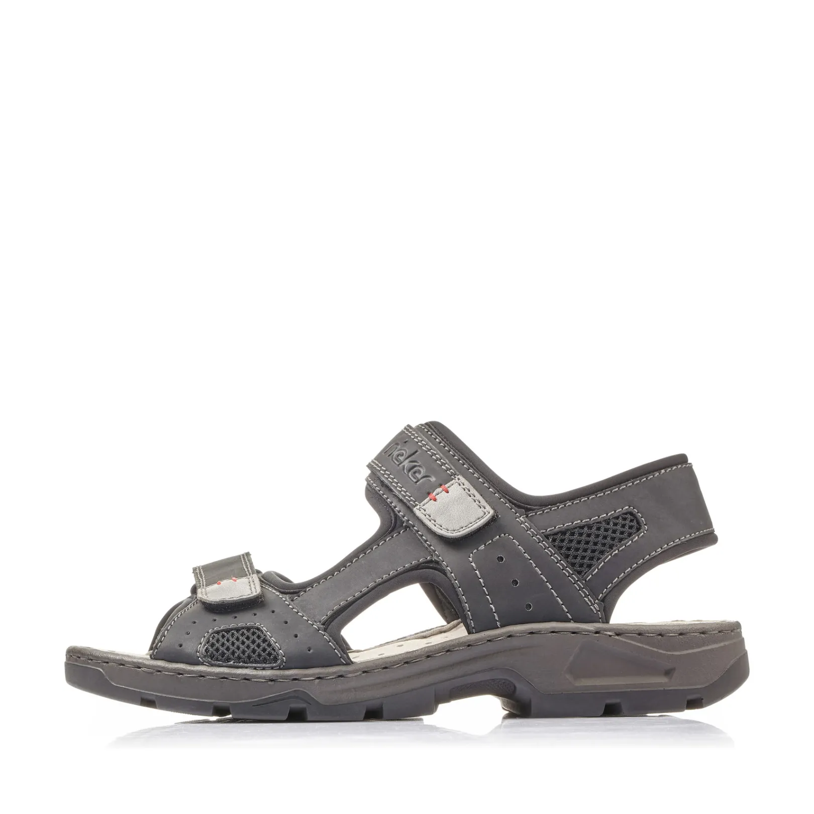 Rieker Sandalen<Herren Trekkingsandalen graphit Schwarz