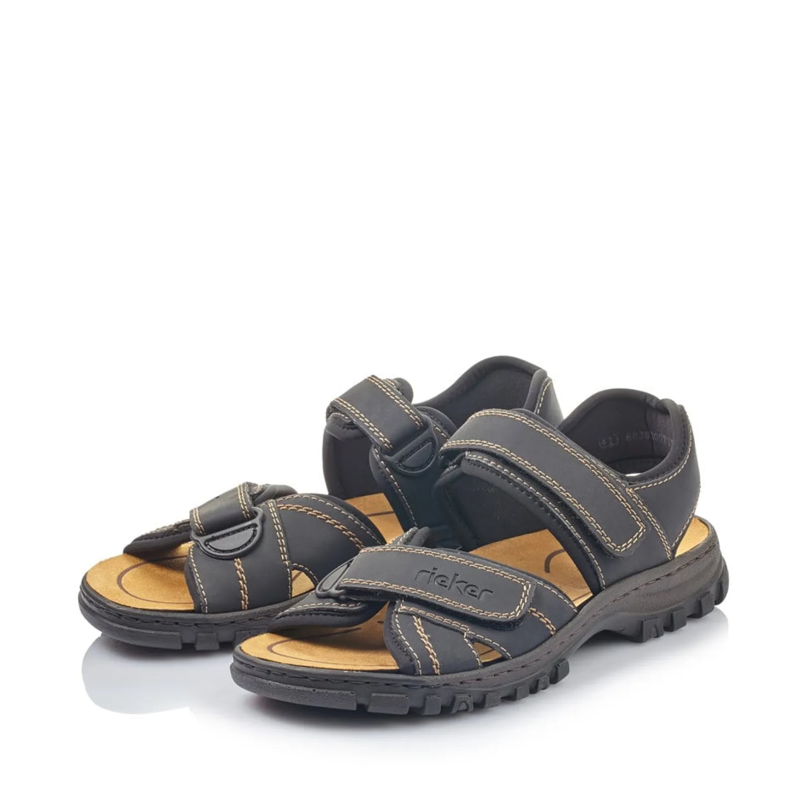 Rieker Sandalen<Herren Trekkingsandalen graphit Schwarz