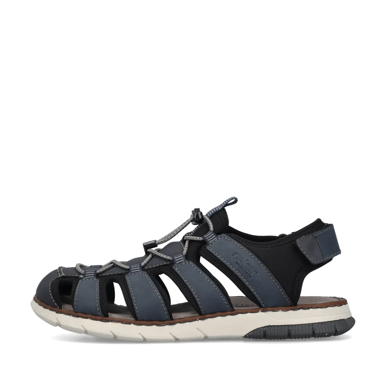 Rieker Sandalen<Herren Trekkingsandalen stahl Blau