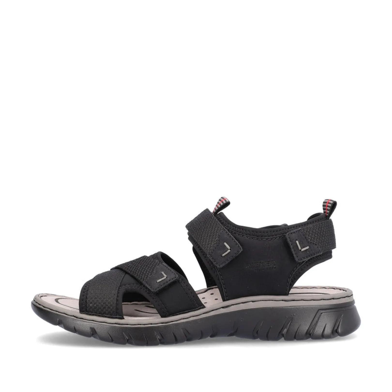 Rieker Sandalen<Herren Trekkingsandalen tief Schwarz