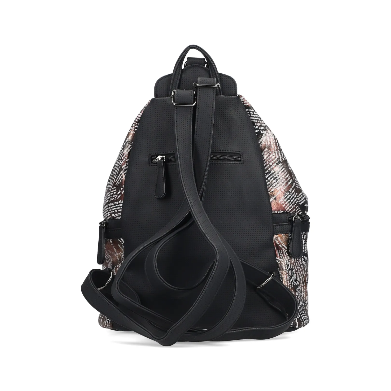 Rieker Rucksack<Rucksack rosa-orange- Metallic